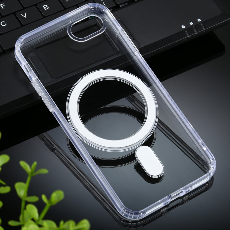 For iPhone SE 2020 / 8 Magsafe Case Simple Magnetic Ring All-inclusive Clear Crystal Acrylic PC +TPU Shockproof Case, For iPhone SE 2020 Apple Accessories engfor3890 More iPhone Cases - APEXEL INDIA - Mobile Lens - Mobile Camera Lens - Cellphone Accessories - Phone Lens - Smartphone Lens