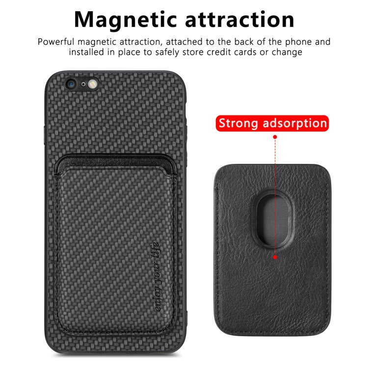 Carbon Fiber Leather Card Magsafe Magnetic Phone Case, For iPhone 6 Plus / 6S Plus, For iPhone 13, For iPhone 7 Plus / 8 Plus, For iPhone 11 Apple Accessories engcar4223 More iPhone Cases - APEXEL INDIA - Mobile Lens - Mobile Camera Lens - Cellphone Accessories - Phone Lens - Smartphone Lens