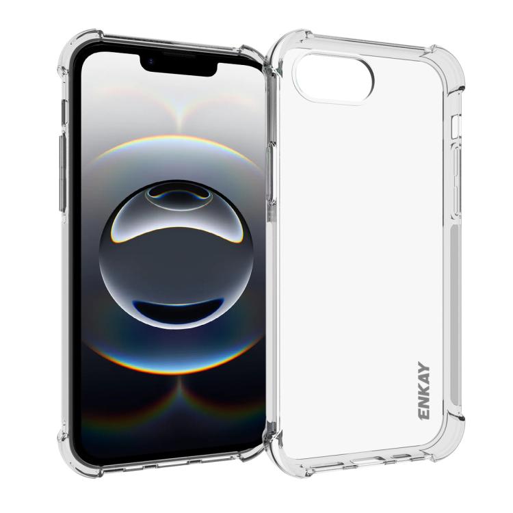 ENKAY Hat-Prince Transparent TPU Shockproof Phone Case, For iPhone 16 Pro Max, For iPhone 16 Pro, For iPhone 16 Plus, For iPhone 16, iPhone 16e, For iPhone 15 Pro Max, For iPhone 15 Pro, For iPhone 15 Plus, For iPhone 15, For MagSafe Battery Pack Apple Accessories engenk4238 iPhone 16 Pro Max - ENKAY - Mobile Lens - Mobile Camera Lens - Cellphone Accessories - Phone Lens - Smartphone Lens