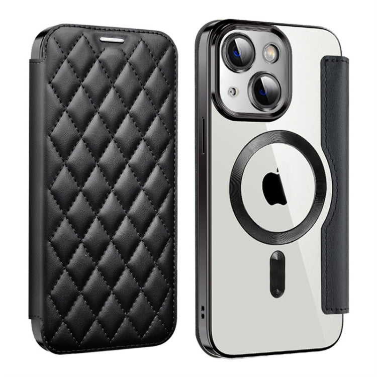 Shield Magsafe RFID Anti-theft Rhombus Leather Phone Case, For iPhone 15 Pro, For iPhone 15 Plus, For iPhone 15 Apple Accessories engshi4312 iPhone 15 Pro - APEXEL INDIA - Mobile Lens - Mobile Camera Lens - Cellphone Accessories - Phone Lens - Smartphone Lens