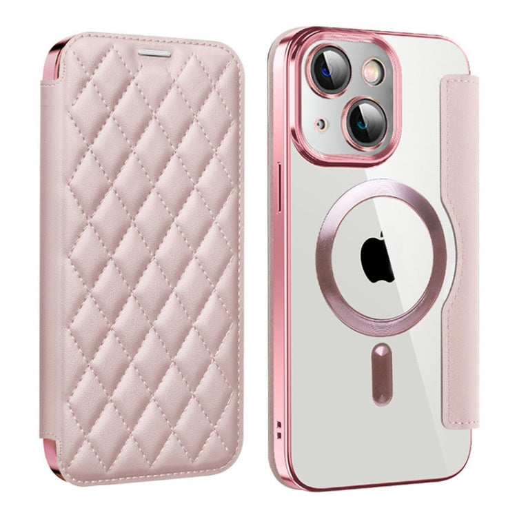 Shield Magsafe RFID Anti-theft Rhombus Leather Phone Case, For iPhone 15 Pro, For iPhone 15 Plus, For iPhone 15 Apple Accessories engshi4312 iPhone 15 Pro - APEXEL INDIA - Mobile Lens - Mobile Camera Lens - Cellphone Accessories - Phone Lens - Smartphone Lens