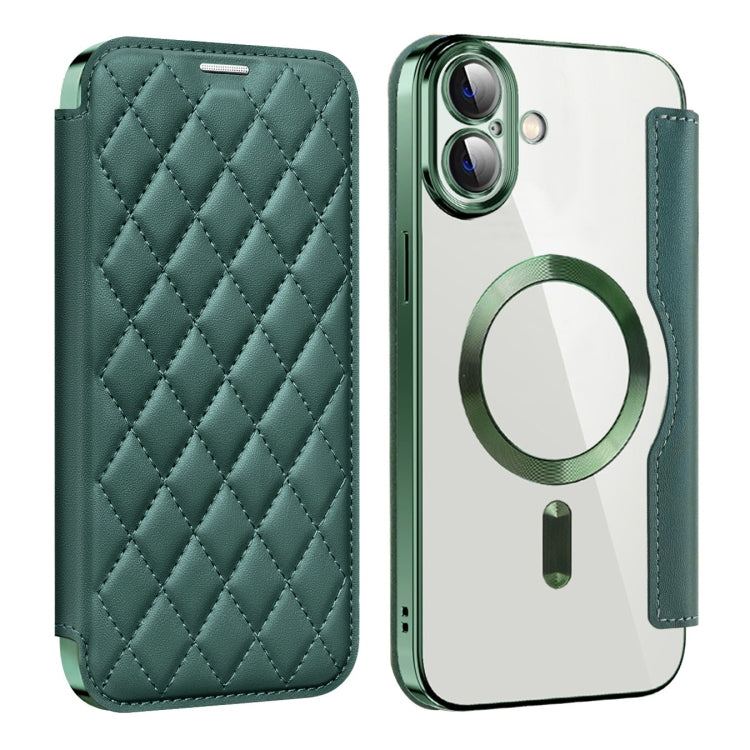 Shield Magsafe RFID Anti-theft Rhombus Leather Phone Case, For iPhone 16, For iPhone 16e, For iPhone 15 Pro Max Apple Accessories engshi4312 iPhone 16 - APEXEL INDIA - Mobile Lens - Mobile Camera Lens - Cellphone Accessories - Phone Lens - Smartphone Lens