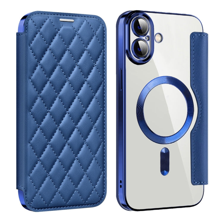 Shield Magsafe RFID Anti-theft Rhombus Leather Phone Case, For iPhone 16, For iPhone 16e, For iPhone 15 Pro Max Apple Accessories engshi4312 iPhone 16 - APEXEL INDIA - Mobile Lens - Mobile Camera Lens - Cellphone Accessories - Phone Lens - Smartphone Lens