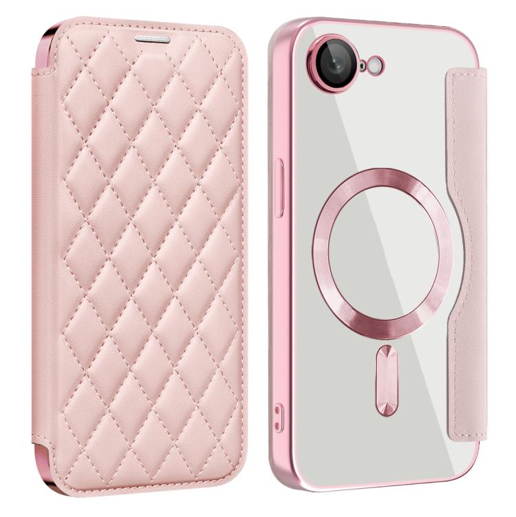 Shield Magsafe RFID Anti-theft Rhombus Leather Phone Case, For iPhone 16, For iPhone 16e, For iPhone 15 Pro Max Apple Accessories engshi4312 iPhone 16 - APEXEL INDIA - Mobile Lens - Mobile Camera Lens - Cellphone Accessories - Phone Lens - Smartphone Lens