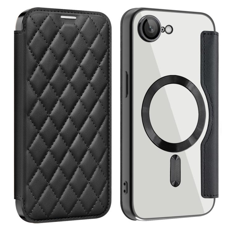 Shield Magsafe RFID Anti-theft Rhombus Leather Phone Case, For iPhone 16, For iPhone 16e, For iPhone 15 Pro Max Apple Accessories engshi4312 iPhone 16 - APEXEL INDIA - Mobile Lens - Mobile Camera Lens - Cellphone Accessories - Phone Lens - Smartphone Lens