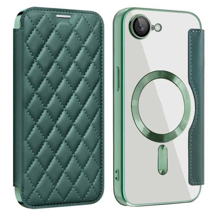 Shield Magsafe RFID Anti-theft Rhombus Leather Phone Case, For iPhone 16, For iPhone 16e, For iPhone 15 Pro Max Apple Accessories engshi4312 iPhone 16 - APEXEL INDIA - Mobile Lens - Mobile Camera Lens - Cellphone Accessories - Phone Lens - Smartphone Lens