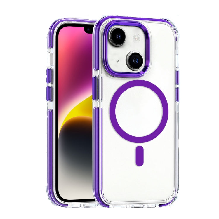 Dual-color MagSafe TPU Hybrid Clear PC Shockproof Phone Case, For iPhone 14 Plus, For iPhone 14, For iPhone 14 Pro, For iPhone 14 Pro Max Apple Accessories engdua4337 iPhone 14 Plus - APEXEL INDIA - Mobile Lens - Mobile Camera Lens - Cellphone Accessories - Phone Lens - Smartphone Lens