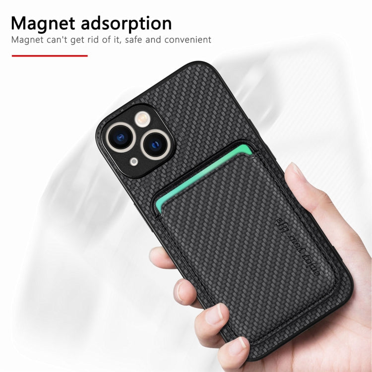 Carbon Fiber Leather Card Magsafe Phone Case, For iPhone 15 Apple Accessories engcar4356 iPhone 15 - APEXEL INDIA - Mobile Lens - Mobile Camera Lens - Cellphone Accessories - Phone Lens - Smartphone Lens