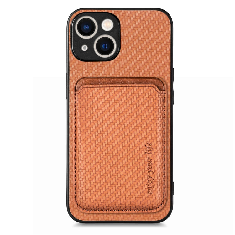 Carbon Fiber Leather Card Magsafe Phone Case, For iPhone 15 Apple Accessories engcar4356 iPhone 15 - APEXEL INDIA - Mobile Lens - Mobile Camera Lens - Cellphone Accessories - Phone Lens - Smartphone Lens