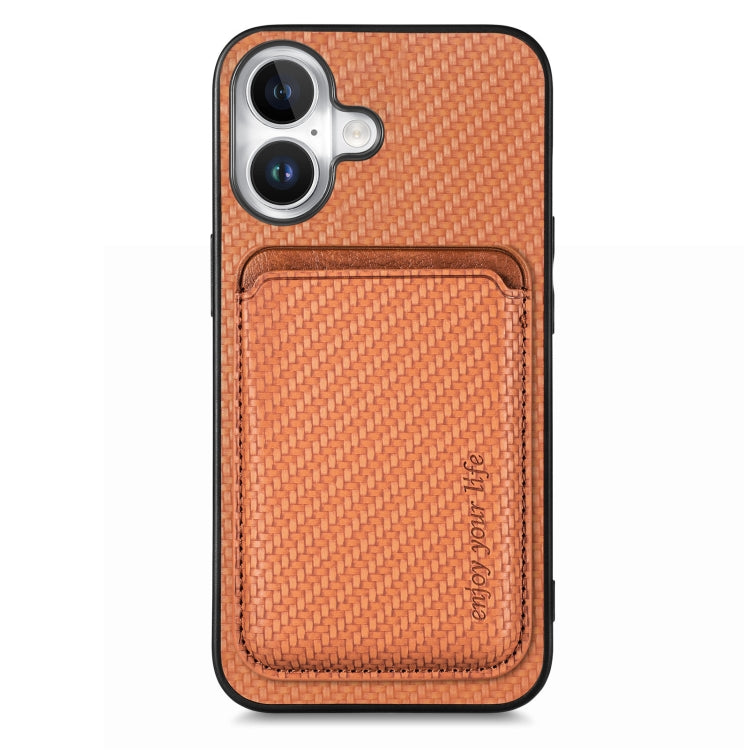 Carbon Fiber Leather Card Magsafe Phone Case, For iPhone 16e, For iPhone 16 Pro Max, For iPhone 16 Pro, For iPhone 16 Plus Apple Accessories engcar4375 iPhone 16e - APEXEL INDIA - Mobile Lens - Mobile Camera Lens - Cellphone Accessories - Phone Lens - Smartphone Lens