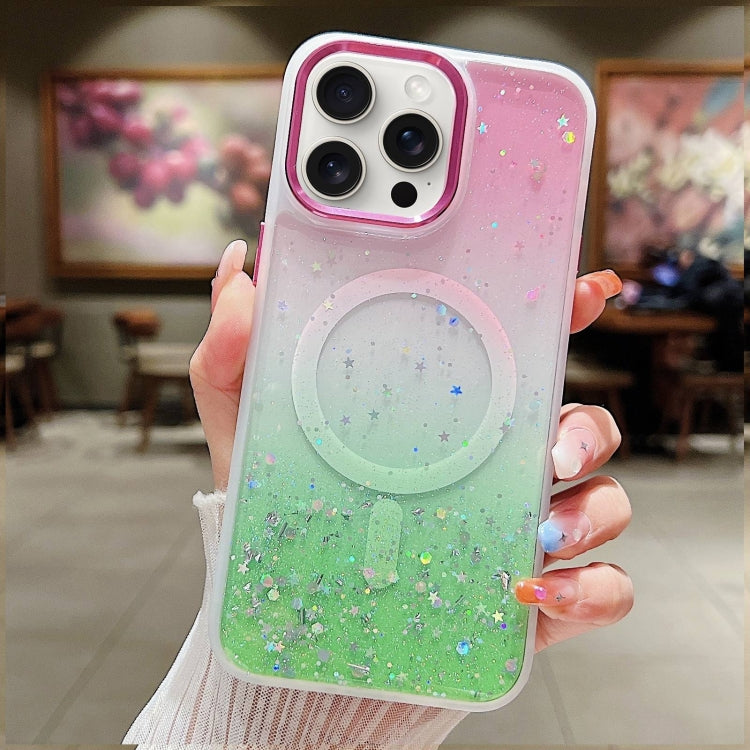 Multicolor Gradient Glitter Sequin MagSafe TPU Phone Case, For iPhone 15 Pro Max, For iPhone 15 Pro Apple Accessories engmul4396 iPhone 15 Pro Max - APEXEL INDIA - Mobile Lens - Mobile Camera Lens - Cellphone Accessories - Phone Lens - Smartphone Lens