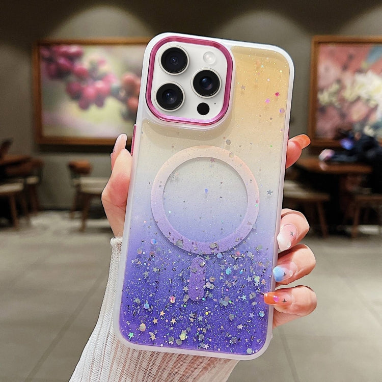 Multicolor Gradient Glitter Sequin MagSafe TPU Phone Case, For iPhone 15 Pro Max, For iPhone 15 Pro Apple Accessories engmul4396 iPhone 15 Pro Max - APEXEL INDIA - Mobile Lens - Mobile Camera Lens - Cellphone Accessories - Phone Lens - Smartphone Lens