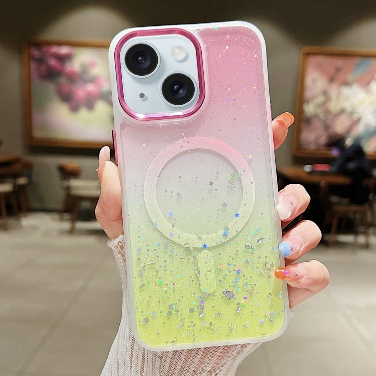 Multicolor Gradient Glitter Sequin MagSafe TPU Phone Case, For iPhone 15 Plus, For iPhone 15 Apple Accessories engmul4397 iPhone 15 Plus - APEXEL INDIA - Mobile Lens - Mobile Camera Lens - Cellphone Accessories - Phone Lens - Smartphone Lens