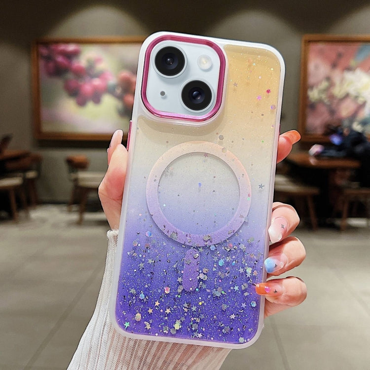 Multicolor Gradient Glitter Sequin MagSafe TPU Phone Case, For iPhone 15 Plus, For iPhone 15 Apple Accessories engmul4397 iPhone 15 Plus - APEXEL INDIA - Mobile Lens - Mobile Camera Lens - Cellphone Accessories - Phone Lens - Smartphone Lens