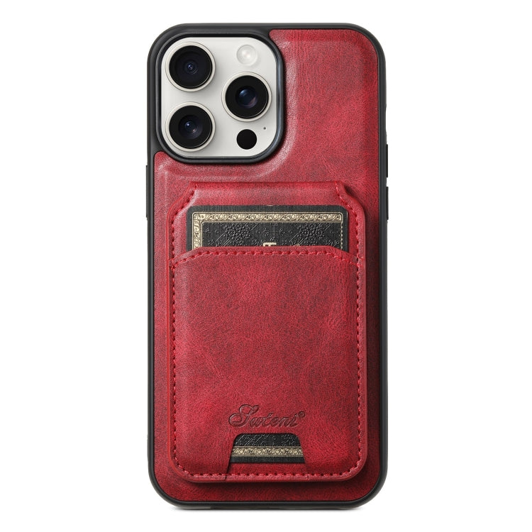 Suteni H15 MagSafe Oil Eax Leather Detachable Wallet Back Phone Case, For iPhone 16, For iPhone 15 Pro Max, For iPhone 15 Pro, For iPhone 15 Plus Apple Accessories engsut4423 iPhone 16 - Suteni - Mobile Lens - Mobile Camera Lens - Cellphone Accessories - Phone Lens - Smartphone Lens