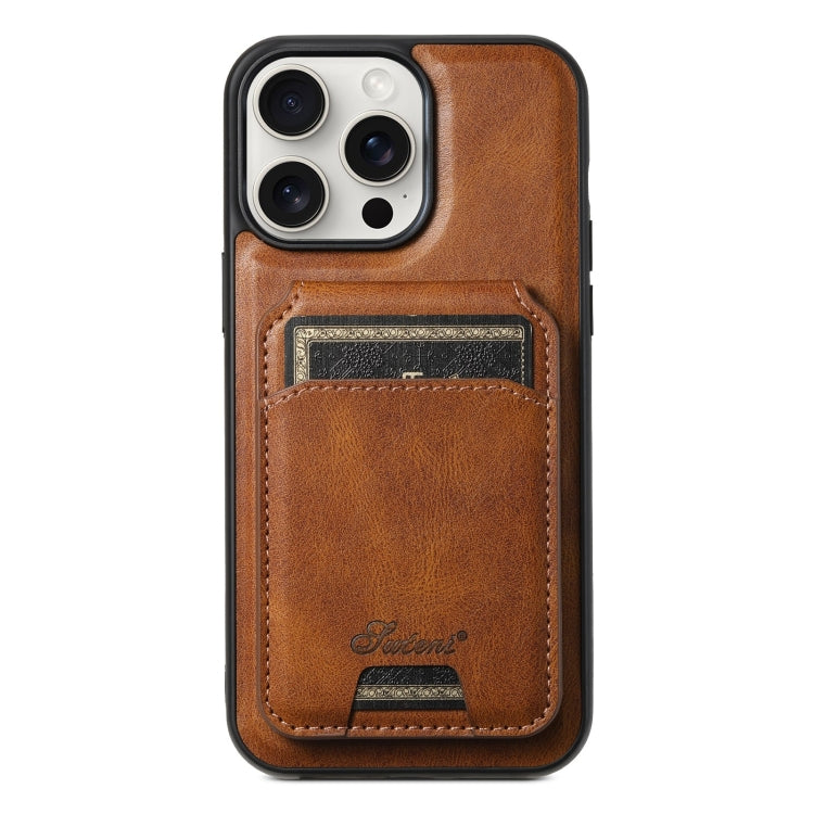 Suteni H15 MagSafe Oil Eax Leather Detachable Wallet Back Phone Case, For iPhone 16, For iPhone 15 Pro Max, For iPhone 15 Pro, For iPhone 15 Plus Apple Accessories engsut4423 iPhone 16 - Suteni - Mobile Lens - Mobile Camera Lens - Cellphone Accessories - Phone Lens - Smartphone Lens