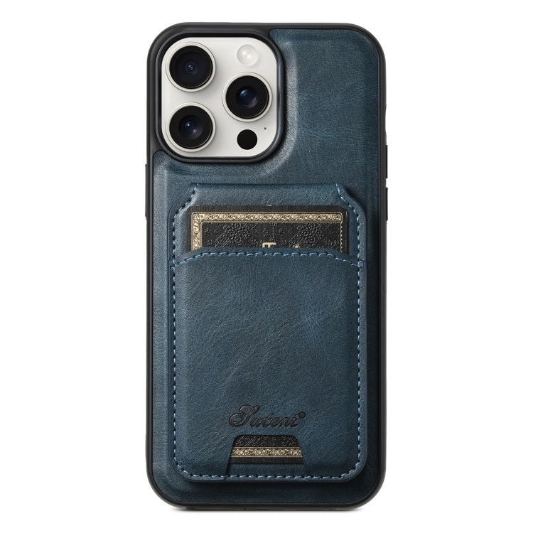 Suteni H15 MagSafe Oil Eax Leather Detachable Wallet Back Phone Case, For iPhone 16, For iPhone 15 Pro Max, For iPhone 15 Pro, For iPhone 15 Plus Apple Accessories engsut4423 iPhone 16 - Suteni - Mobile Lens - Mobile Camera Lens - Cellphone Accessories - Phone Lens - Smartphone Lens