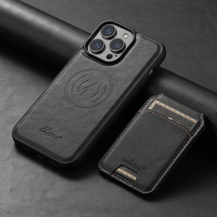 Suteni H15 MagSafe Oil Eax Leather Detachable Wallet Back Phone Case, For iPhone 12, For iPhone 12 Pro Max, For iPhone 12 Pro Apple Accessories engsut5675 More iPhone Cases - Suteni - Mobile Lens - Mobile Camera Lens - Cellphone Accessories - Phone Lens - Smartphone Lens