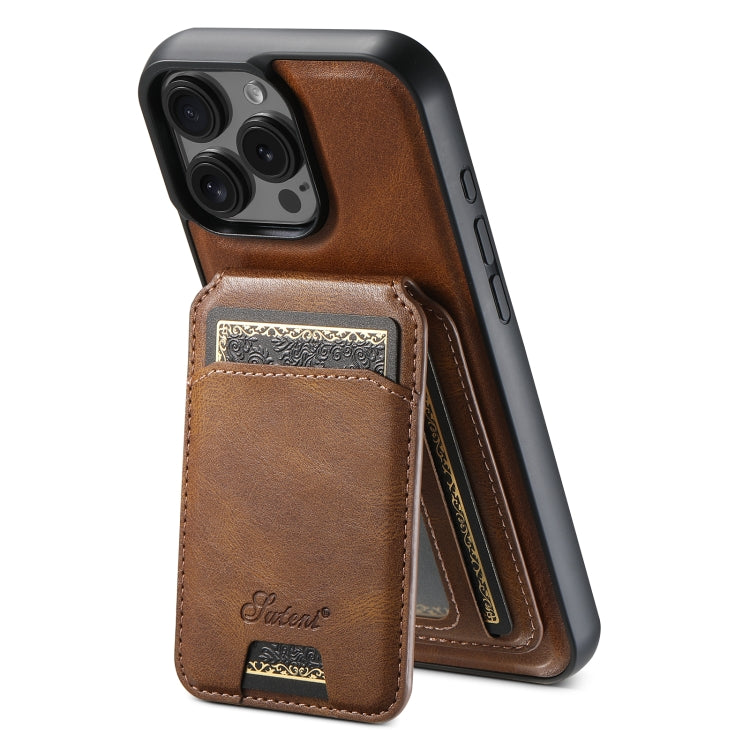 Suteni H15 MagSafe Oil Eax Leather Detachable Wallet Back Phone Case, For iPhone 16e, For iPhone 16 Pro Max, For iPhone 16 Pro, For iPhone 16 Plus Apple Accessories engsut4422 iPhone 16e - Suteni - Mobile Lens - Mobile Camera Lens - Cellphone Accessories - Phone Lens - Smartphone Lens