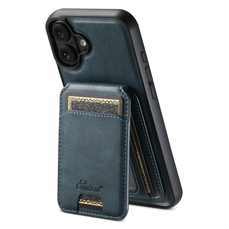 Suteni H15 MagSafe Oil Eax Leather Detachable Wallet Back Phone Case, For iPhone 16e, For iPhone 16 Pro Max, For iPhone 16 Pro, For iPhone 16 Plus Apple Accessories engsut4422 iPhone 16e - Suteni - Mobile Lens - Mobile Camera Lens - Cellphone Accessories - Phone Lens - Smartphone Lens
