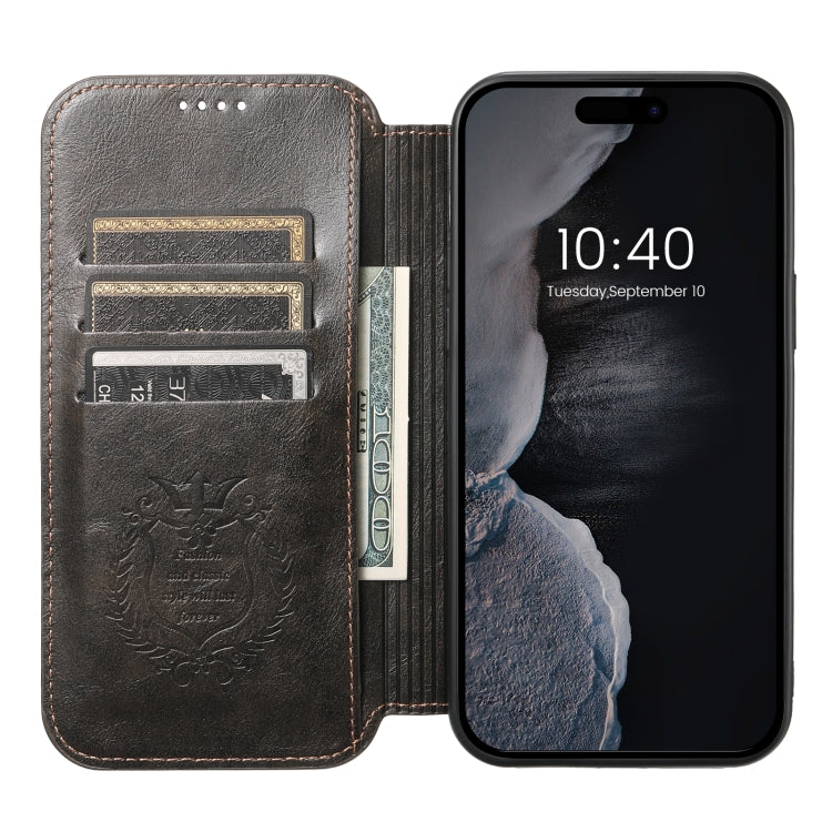Suteni J05 Leather Magnetic MagSafe Phone Case, For iPhone 15 Plus, For iPhone 15 Apple Accessories engsut4445 iPhone 15 Plus - Suteni - Mobile Lens - Mobile Camera Lens - Cellphone Accessories - Phone Lens - Smartphone Lens