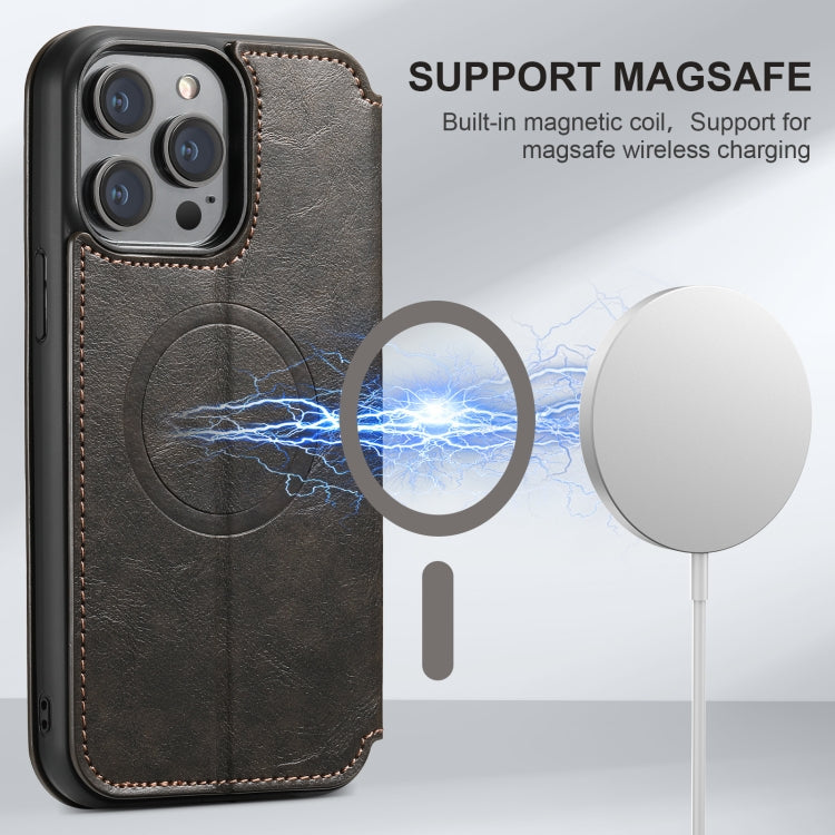 Suteni J05 Leather Magnetic MagSafe Phone Case, For iPhone 16 Pro Max, For iPhone 16 Pro, For iPhone 16 Plus, For iPhone 16, For iPhone 15 Pro Max, For iPhone 15 Pro Apple Accessories engsut4444 iPhone 16 Pro Max - Suteni - Mobile Lens - Mobile Camera Lens - Cellphone Accessories - Phone Lens - Smartphone Lens