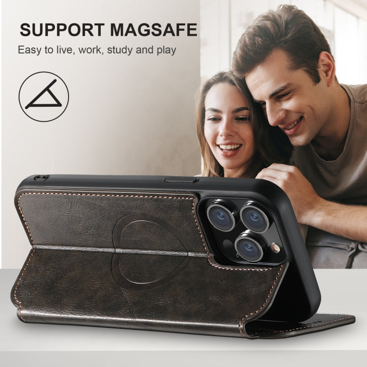 Suteni J05 Leather Magnetic MagSafe Phone Case, For iPhone 16 Pro Max, For iPhone 16 Pro, For iPhone 16 Plus, For iPhone 16, For iPhone 15 Pro Max, For iPhone 15 Pro Apple Accessories engsut4444 iPhone 16 Pro Max - Suteni - Mobile Lens - Mobile Camera Lens - Cellphone Accessories - Phone Lens - Smartphone Lens