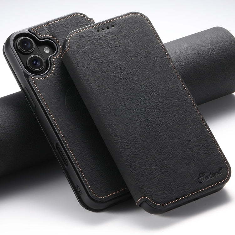Suteni J06 Retro Matte Litchi Texture Leather MagSafe Phone Case, For iPhone 16 Pro Max, For iPhone 16 Pro, For iPhone 16 Plus, For iPhone 16, For iPhone 15 Pro Max, For iPhone 15 Pro, For iPhone 15 Plus, For iPhone 15 Apple Accessories engsut4425 iPhone 16 Pro Max - Suteni - Mobile Lens - Mobile Camera Lens - Cellphone Accessories - Phone Lens - Smartphone Lens