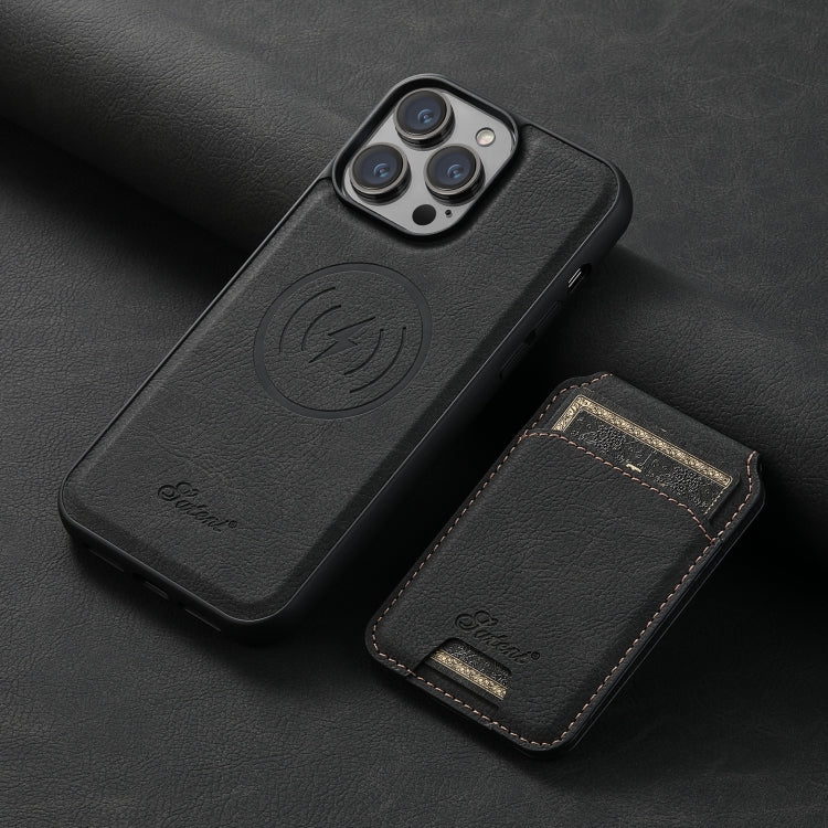 Suteni H17 Litchi Texture Leather MagSafe Detachable Wallet Phone Case, For iPhone 14 Pro Max, For iPhone 13 Pro Max, For iPhone 13 Pro, For iPhone 13, For iPhone 12, For iPhone 12 Pro Max Apple Accessories engsut4463 iPhone 14 Pro Max - Suteni - Mobile Lens - Mobile Camera Lens - Cellphone Accessories - Phone Lens - Smartphone Lens