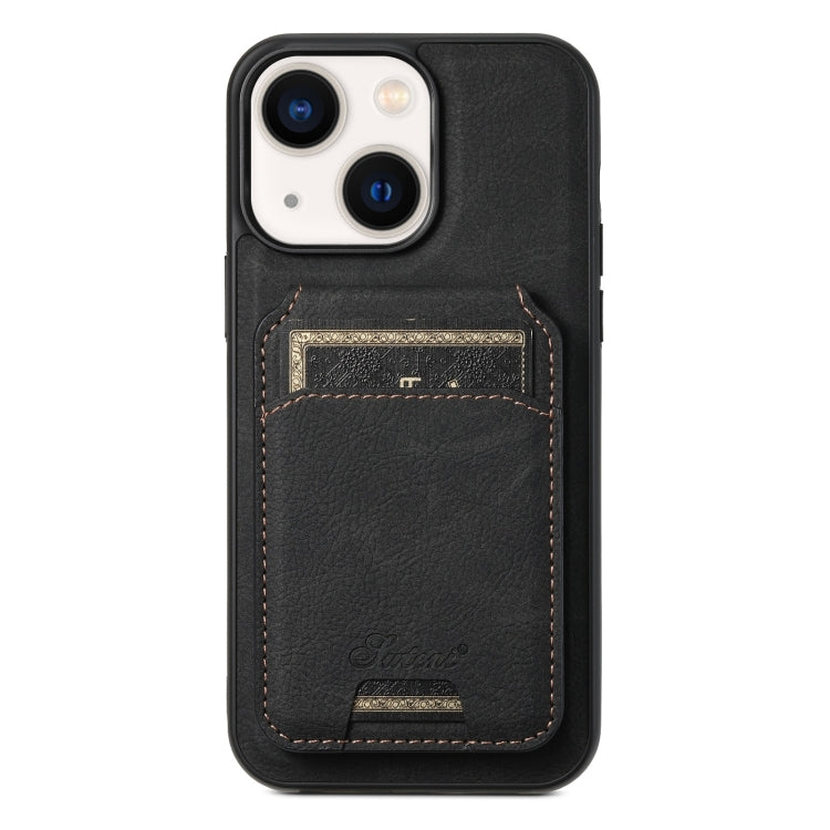 Suteni H17 Litchi Texture Leather MagSafe Detachable Wallet Phone Case, For iPhone 14 Pro Max, For iPhone 13 Pro Max, For iPhone 13 Pro, For iPhone 13, For iPhone 12, For iPhone 12 Pro Max Apple Accessories engsut4463 iPhone 14 Pro Max - Suteni - Mobile Lens - Mobile Camera Lens - Cellphone Accessories - Phone Lens - Smartphone Lens