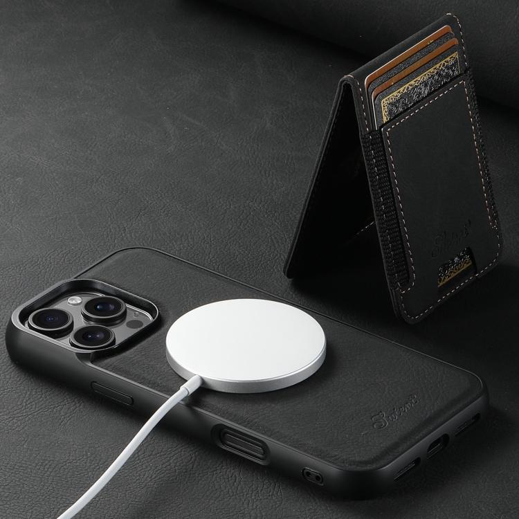 Suteni H17 Litchi Texture Leather MagSafe Detachable Wallet Phone Case, For iPhone 16e, For iPhone 16 Pro Max, For iPhone 16 Pro, For iPhone 16 Plus, For iPhone 16, For iPhone 15 Pro Max Apple Accessories engsut4460 iPhone 16e - Suteni - Mobile Lens - Mobile Camera Lens - Cellphone Accessories - Phone Lens - Smartphone Lens