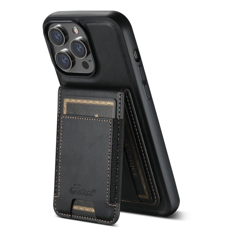 Suteni H17 Oil Eax Leather MagSafe Detachable Wallet Phone Case, For iPhone 14 Pro Max, For iPhone 13 Pro Max, For iPhone 13 Pro, For iPhone 13 Apple Accessories engsut4442 iPhone 14 Pro Max - Suteni - Mobile Lens - Mobile Camera Lens - Cellphone Accessories - Phone Lens - Smartphone Lens