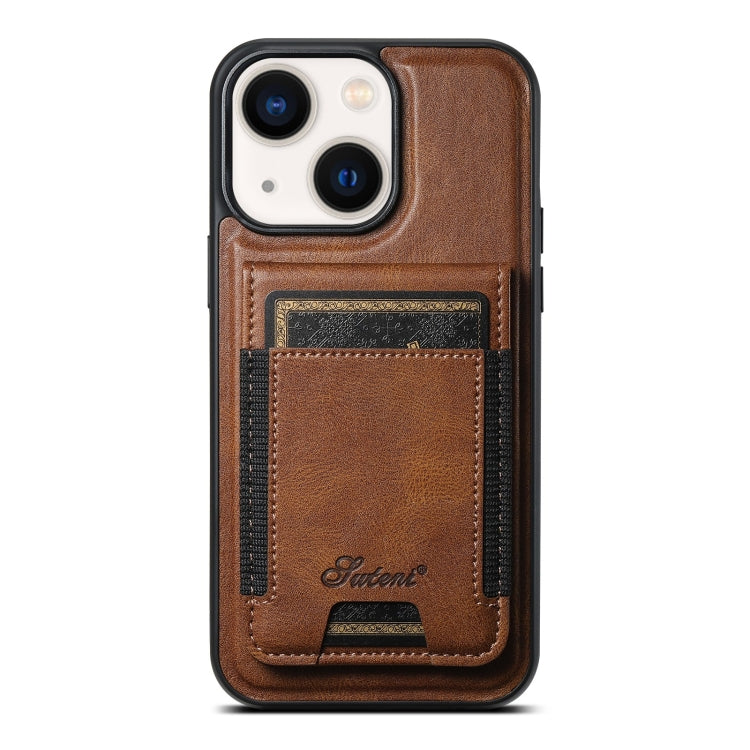 Suteni H17 Oil Eax Leather MagSafe Detachable Wallet Phone Case, For iPhone 14 Pro Max, For iPhone 13 Pro Max, For iPhone 13 Pro, For iPhone 13 Apple Accessories engsut4442 iPhone 14 Pro Max - Suteni - Mobile Lens - Mobile Camera Lens - Cellphone Accessories - Phone Lens - Smartphone Lens