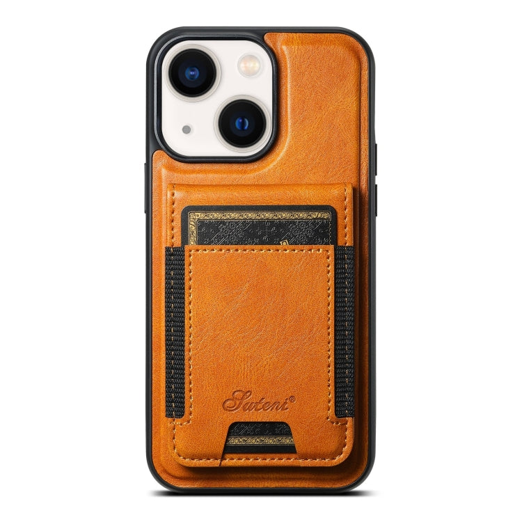Suteni H17 Oil Eax Leather MagSafe Detachable Wallet Phone Case, For iPhone 14 Pro Max, For iPhone 13 Pro Max, For iPhone 13 Pro, For iPhone 13 Apple Accessories engsut4442 iPhone 14 Pro Max - Suteni - Mobile Lens - Mobile Camera Lens - Cellphone Accessories - Phone Lens - Smartphone Lens