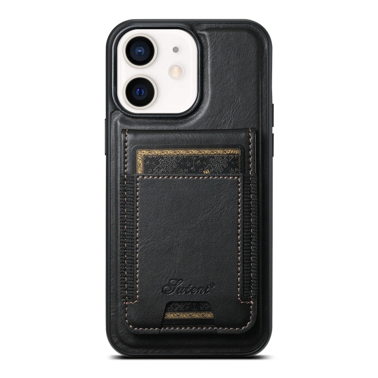 Suteni H17 Oil Eax Leather MagSafe Detachable Wallet Phone Case, For iPhone 12, For iPhone 12 Pro Max, For iPhone 12 Pro Apple Accessories engsut5682 More iPhone Cases - Suteni - Mobile Lens - Mobile Camera Lens - Cellphone Accessories - Phone Lens - Smartphone Lens