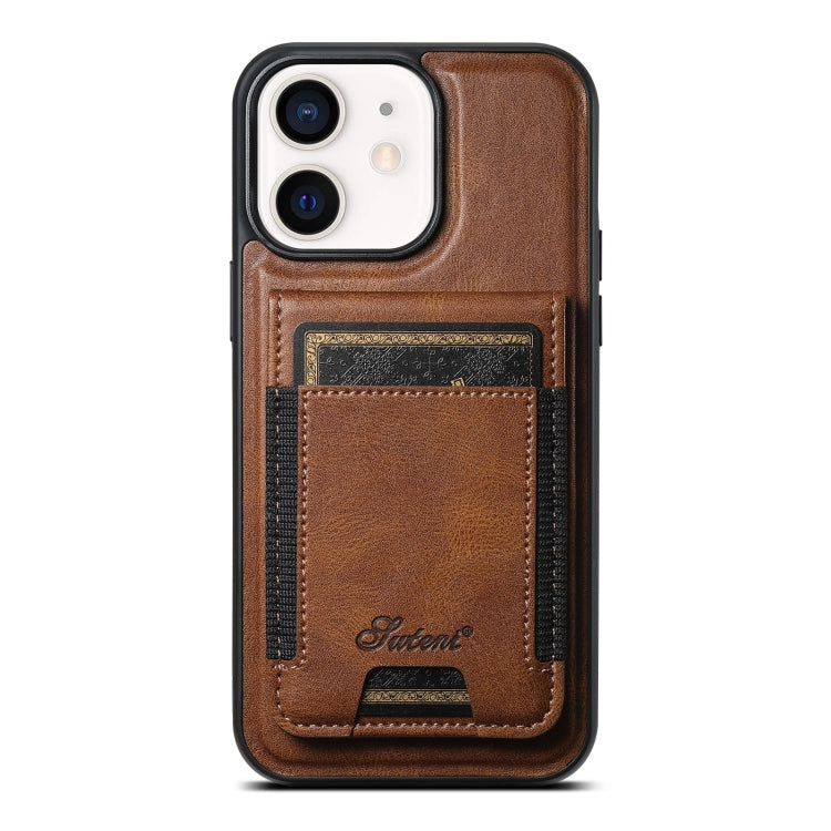 Suteni H17 Oil Eax Leather MagSafe Detachable Wallet Phone Case, For iPhone 12, For iPhone 12 Pro Max, For iPhone 12 Pro Apple Accessories engsut5682 More iPhone Cases - Suteni - Mobile Lens - Mobile Camera Lens - Cellphone Accessories - Phone Lens - Smartphone Lens