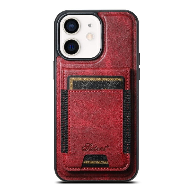 Suteni H17 Oil Eax Leather MagSafe Detachable Wallet Phone Case, For iPhone 12, For iPhone 12 Pro Max, For iPhone 12 Pro Apple Accessories engsut5682 More iPhone Cases - Suteni - Mobile Lens - Mobile Camera Lens - Cellphone Accessories - Phone Lens - Smartphone Lens