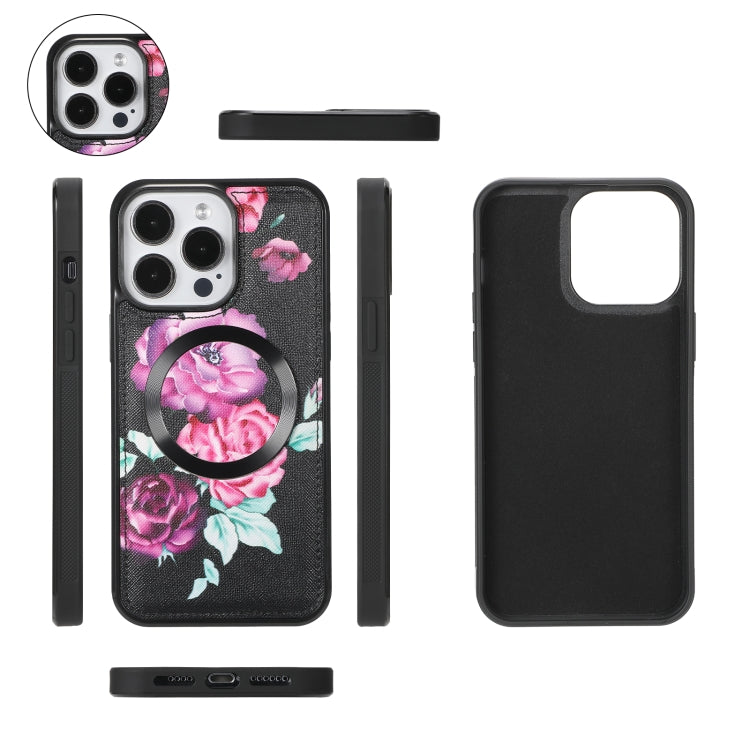 Flower Multi-functional Crossbody Zipper Wallet MagSafe Leather Phone Case, For iPhone 15 Pro Max, For iPhone 15 Pro, For iPhone 15 Plus, For iPhone 15 Apple Accessories engflo4468 iPhone 15 Pro Max - APEXEL INDIA - Mobile Lens - Mobile Camera Lens - Cellphone Accessories - Phone Lens - Smartphone Lens
