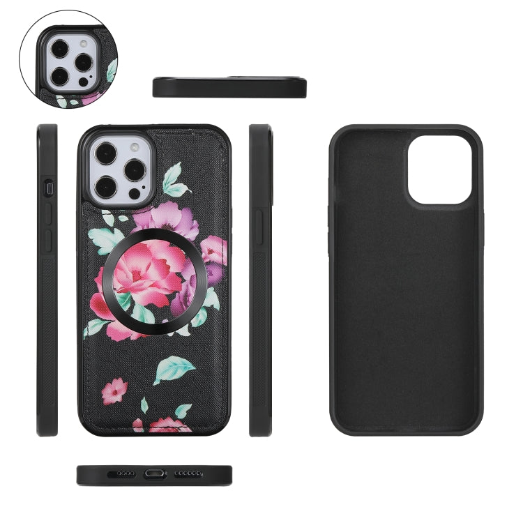 Flower Multi-functional Crossbody Zipper Wallet MagSafe Leather Phone Case, For iPhone 12 Pro Max, For iPhone 12 Pro Apple Accessories engflo4490 More iPhone Cases - APEXEL INDIA - Mobile Lens - Mobile Camera Lens - Cellphone Accessories - Phone Lens - Smartphone Lens