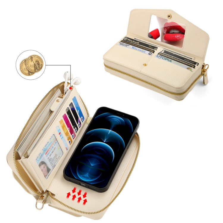 MagSafe Crossbody Multi-functional Zipper Wallet Litchi Leather Phone Case, For iPhone 12 Pro Max, For iPhone 12 Pro Apple Accessories engmag4478 More iPhone Cases - APEXEL INDIA - Mobile Lens - Mobile Camera Lens - Cellphone Accessories - Phone Lens - Smartphone Lens