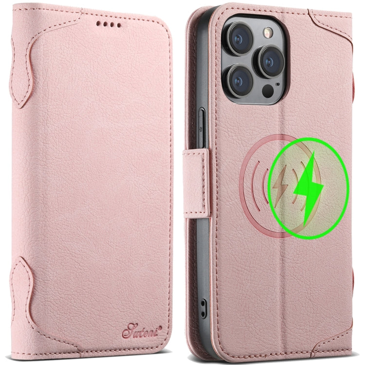SUTENI J07 Multifunctional Horizontal Flip Magsafe Leather Phone Case, For iPhone 13 Pro Max, For iPhone 13 Pro, For iPhone 13, For iPhone 12 Pro Max Apple Accessories engsut4500 More iPhone Cases - Suteni - Mobile Lens - Mobile Camera Lens - Cellphone Accessories - Phone Lens - Smartphone Lens