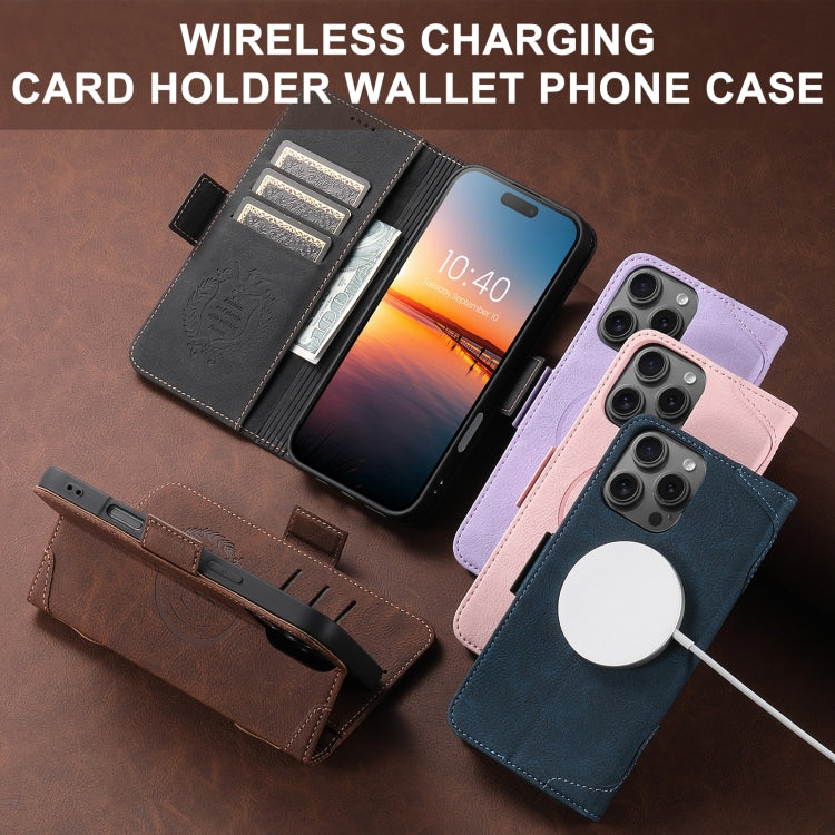 SUTENI J07 Multifunctional Horizontal Flip Magsafe Leather Phone Case, For iPhone 15 Pro Max, For iPhone 15 Pro, For iPhone 15 Plus, For iPhone 15 Apple Accessories engsut4480 iPhone 15 Pro Max - Suteni - Mobile Lens - Mobile Camera Lens - Cellphone Accessories - Phone Lens - Smartphone Lens
