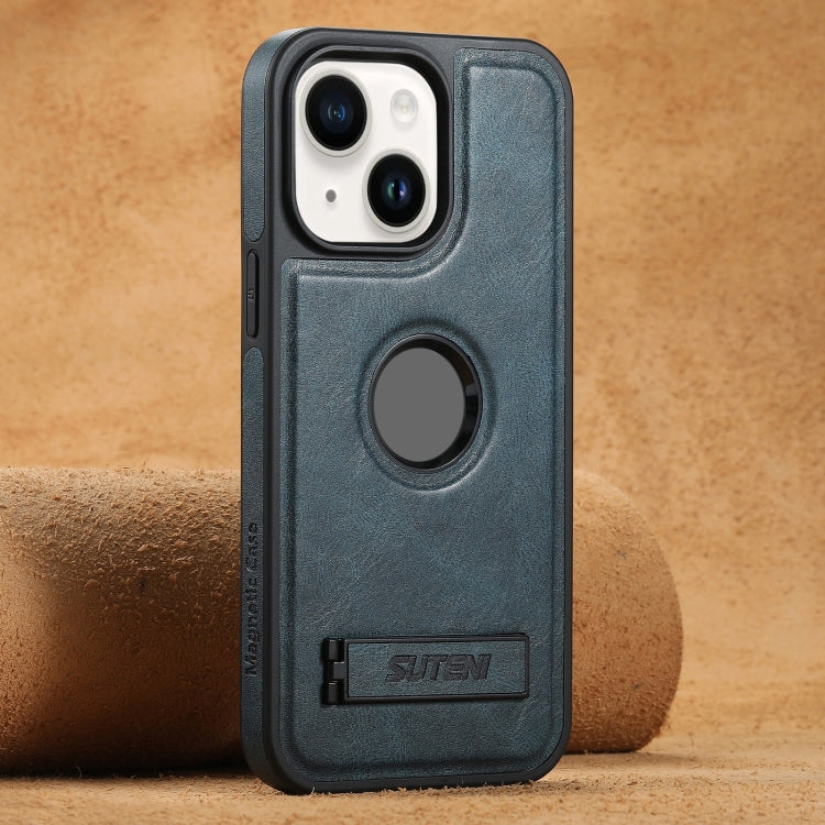 Suteni G2 Magsafe Oil Wax Leather Back Phone Case with Holder, For iPhone 14 Plus, For iPhone 14, For iPhone 14 Pro, For iPhone 14 Pro Max, For iPhone 13 Pro Max, For iPhone 13 Pro, For iPhone 13, For iPhone 12 Apple Accessories engsut4521 iPhone 14 Plus - Suteni - Mobile Lens - Mobile Camera Lens - Cellphone Accessories - Phone Lens - Smartphone Lens
