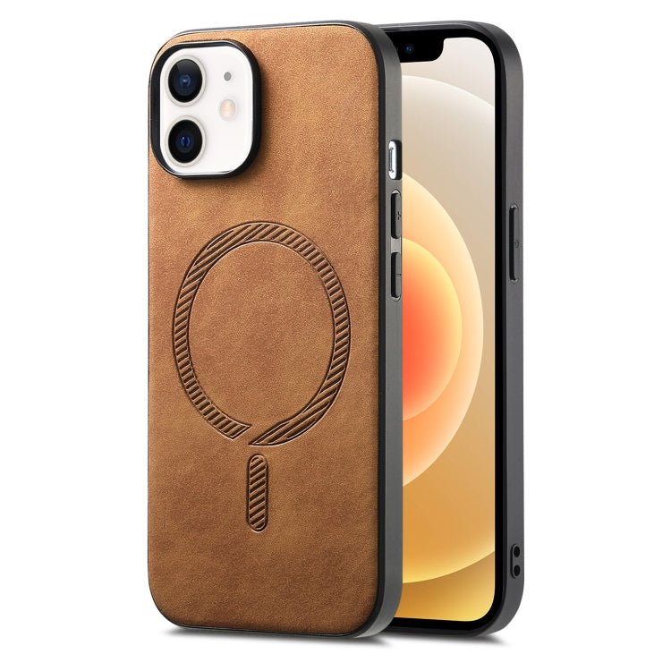 Solid Color Retro Magsafe PU Back Cover Phone Case, For iPhone 13, For iPhone 12, For iPhone 12 Pro Max Apple Accessories engsol4552 More iPhone Cases - APEXEL INDIA - Mobile Lens - Mobile Camera Lens - Cellphone Accessories - Phone Lens - Smartphone Lens