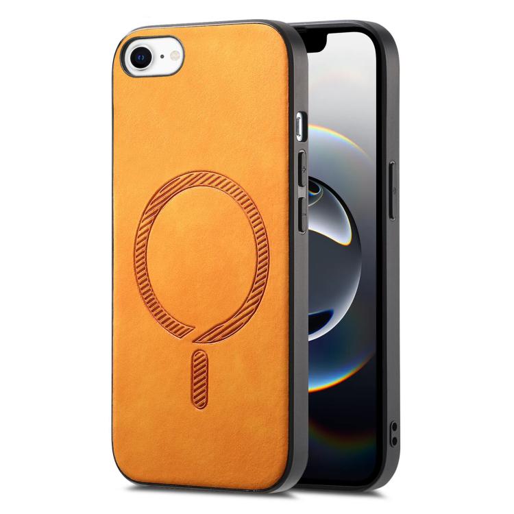 Solid Color Retro Magsafe PU Back Cover Phone Case, For iPhone 16e, For iPhone 16 Pro Max, For iPhone 16 Pro Apple Accessories engsol4524 iPhone 16e - APEXEL INDIA - Mobile Lens - Mobile Camera Lens - Cellphone Accessories - Phone Lens - Smartphone Lens