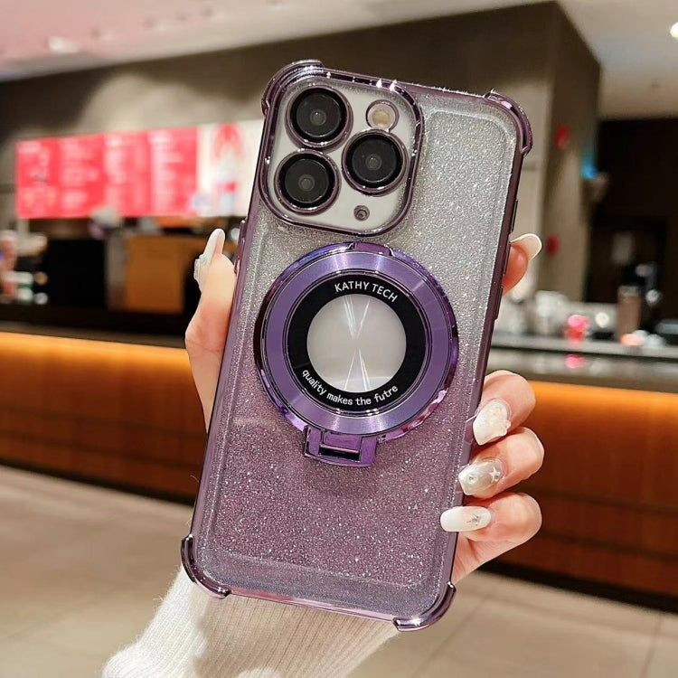 Invisible Holder Gradient Glitter Magsafe Phone Case, For iPhone 11, For iPhone 11 Pro Apple Accessories enginv4566 More iPhone Cases - APEXEL INDIA - Mobile Lens - Mobile Camera Lens - Cellphone Accessories - Phone Lens - Smartphone Lens