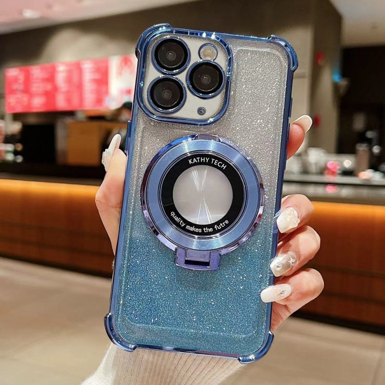 Invisible Holder Gradient Glitter Magsafe Phone Case, For iPhone 11, For iPhone 11 Pro Apple Accessories enginv4566 More iPhone Cases - APEXEL INDIA - Mobile Lens - Mobile Camera Lens - Cellphone Accessories - Phone Lens - Smartphone Lens