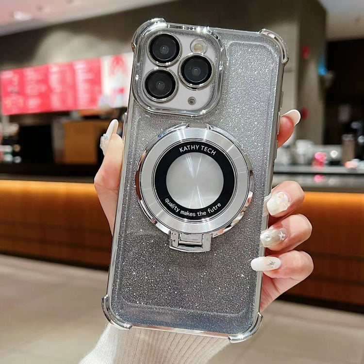 Invisible Holder Gradient Glitter Magsafe Phone Case, For iPhone 11, For iPhone 11 Pro Apple Accessories enginv4566 More iPhone Cases - APEXEL INDIA - Mobile Lens - Mobile Camera Lens - Cellphone Accessories - Phone Lens - Smartphone Lens