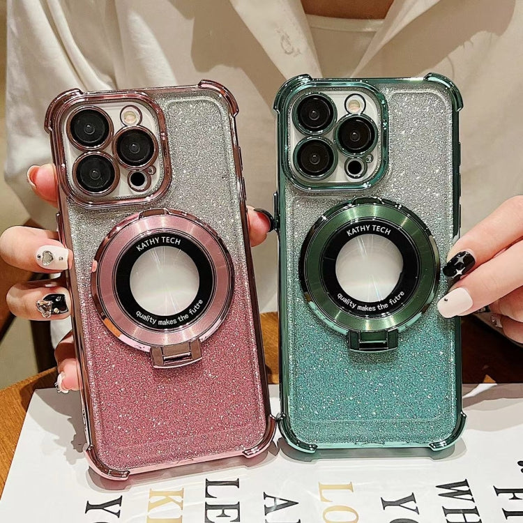 Invisible Holder Gradient Glitter Magsafe Phone Case, For iPhone 15 Pro Max, For iPhone 15 Pro, For iPhone 15 Plus Apple Accessories enginv4563 iPhone 15 Pro Max - APEXEL INDIA - Mobile Lens - Mobile Camera Lens - Cellphone Accessories - Phone Lens - Smartphone Lens