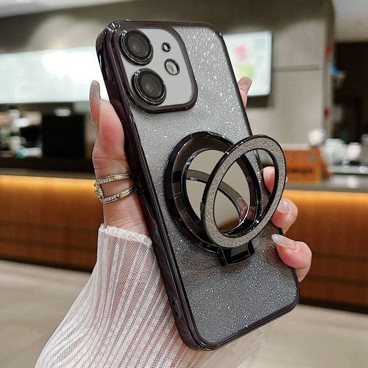Plated Mirror Holder Gradient Glitter MagSafe Phone Case, For iPhone 11, For iPhone 11 Pro, For iPhone XR Apple Accessories engpla4582 More iPhone Cases - APEXEL INDIA - Mobile Lens - Mobile Camera Lens - Cellphone Accessories - Phone Lens - Smartphone Lens
